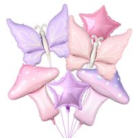 Ensemble de ballons en aluminium sur le thème des insectes et des animaux : Abeille, Fourmi, Papillon, Grenouille, Ballons en forme de feuille, Thème jungle, pour Anniversaire d'enfant, Baby Shower, Décoration de fête de jardin