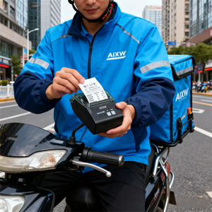 AIXW <span class=keywords><strong>Imprimante</strong></span> de reçus thermique 2 pouces 58mm <span class=keywords><strong>Imprimante</strong></span> de point de vente mobile pour smartphones et tablettes en stock disponible à un prix bon marché - Product Image 4