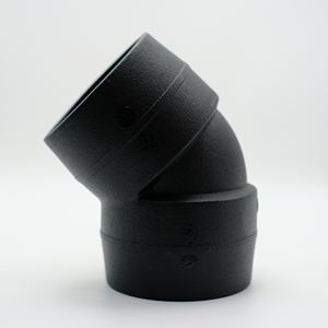 Acessórios de Conexão de Tubos em Polietileno de Alta Densidade PE, Curva de 45 Graus, Venda Quente - Product Image 5