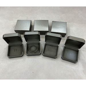 Factory Direct Custom Logo Grey Luxury Jewelry <b>Gift</b> Box for Ring Necklace Bracelet <b>Earring</b> Pendant,Brand Jewelry <b>boxes</b> - Product Image 1