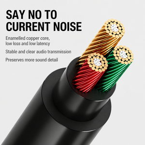 <span class=keywords><strong>Cable</strong></span> <span class=keywords><strong>de</strong></span> <span class=keywords><strong>Audio</strong></span> Estéreo Hi-Fi <span class=keywords><strong>de</strong></span> 3.5mm a Doble RCA, con Núcleo <span class=keywords><strong>de</strong></span> Cobre Esmaltado y Chapado en Oro, Divisor Auxiliar en Y <span class=keywords><strong>para</strong></span> Altavoces <span class=keywords><strong>de</strong></span> Cine en Casa - Product Image 3
