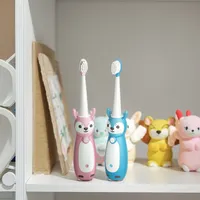Nouveau 2026 – Brosse à dents électrique sonique vibrante intelligente pour enfants, étanche IPX7, rechargeable, avec LED et poils doux, personnalisable sous marque privée