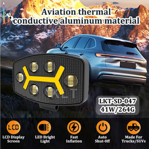 <span class=keywords><strong>KLT</strong></span> 2025 nouvelle haute qualité 5.5 pouces 41w avec 6 Modes originalité projecteur LED forme ovale accessoires Flash lumière de <span class=keywords><strong>conduite</strong></span> - Product Image 6