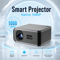 Projecteur LCD Full HD 1080P natif 4K, projecteur vidéo intelligent pour la maison, le cinéma, l'éducation, les présentations professionnelles, fournisseur de projecteurs