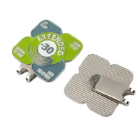 Marqueur Goft en vrac Logo 3D personnalisé pinces à chapeau en métal émaillé souple pour cadeau