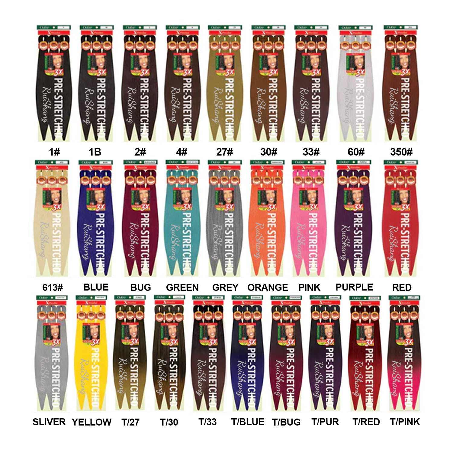 Capelli pre-allungati 3X da 52 pollici 300 g