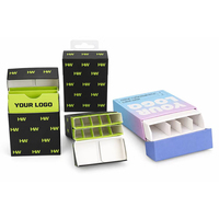 Boîtes en papier personnalisées avec logo, résistantes aux enfants, 5 pièces par paquet de 10, gaufrées UV, anti-odeur, pour cônes et emballages de cigarettes.