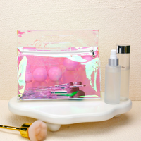 Trousse de toilette de voyage en PVC couleur avec fermetures à glissière accessoires de voyage à main pochette cosmétique sacs de maquillage pour hommes et femmes