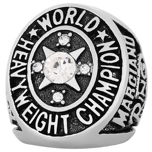 Anillos de Campeonato de Boxeo NCAA 1952 en Oferta, Joyería de Moda al por Mayor, Diseño Clásico de Anillo con Microincrustaciones de Diamantes de Imitación - Product Image 2