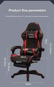 Chaise de jeu <span class=keywords><strong>Sillar</strong></span> de course avec repose-pieds pour joueur de sport électronique de nouveau design du fabricant direct OEM - Product Image 2