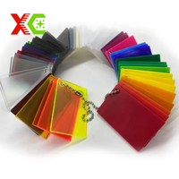 Plaque acrylique colorée sur mesure 2mm 4mm 6mm, panneau plastique PMMA brillant pour présentoir de magasin de détail, étagère de marchandises