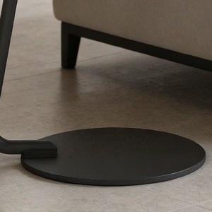 <span class=keywords><strong>KENO</strong></span> DOJII Mesa Auxiliar Portátil Ligera con Patrón de Mármol Blanco y Negro de <span class=keywords><strong>50</strong></span> cm con Marco Negro - Product Image 3