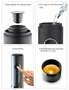 Venta caliente cápsula <span class=keywords><strong>nespresso</strong></span> máquina de café espresso portátil calienta el agua - Product Image 4