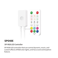 Contrôleur LED Mini RGB RGBW DC5V-24V SPI PWM APP BT Dimmer SP643E SP648E Télécommande RF 3CH 4CH pour Bande LED