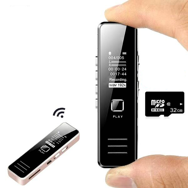 One Button Voice Recording MP3 Player Voice Activated Professional Digital Voice Recorder for Meeting