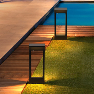 Lumière de jardin extérieur moderne minimaliste villa parc paysage pelouse tunnel route <span class=keywords><strong>solaire</strong></span> pelouse lumière - Product Image 4