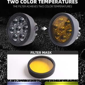 Sanvi S07 4.5 Inch 50W 6000K LED Projector Headlight Waterproof Power Die Cast <b>Work</b> Lamps New Model Motorcycle <b>Lighting</b> Systems - Product Image 5