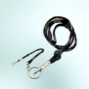 Metal Phone <b>Lanyard</b> with Metal Buckle Adjustable Safety Clamp Durable Digital Printing Custom Logo Option - Product Image 1