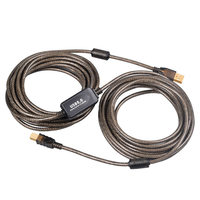 Câble d'extension USB 2.0 actif SYONG, mâle A vers mâle B, câble répéteur USB pour imprimante, scanner, rallonge USB longue portée 480 Mbps