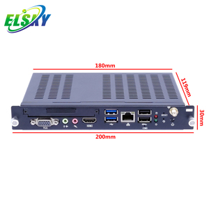 Mini PC ELSKY con Placa Base Mini <span class=keywords><strong>ITX</strong></span> QM9500, con Rs232, VGA, 1 HDMI, 2 COM, 6 USB, Core I3 I5 I7, Wifi, <span class=keywords><strong>Barebone</strong></span>, Pocket PC - Product Image 2