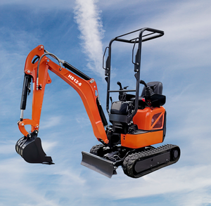 Herestrong per Escavatore Idraulico Cingolato da 1,2 Tonnellate di Peso Operativo, Mini Escavatore HS12-6, Micro Scavatore con Martello, Trivella, <span class=keywords><strong>Ripper</strong></span> e Motore - Product Image 4