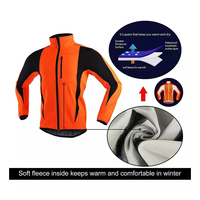 Chaqueta Térmica Ligera y Cortavientos para Ciclismo de Montaña (MTB) para Adultos, Forro Polar Cálido, Transpirable y Anti-UV para Invierno