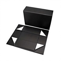 Emballage Boîtes cadeaux haut de gamme personnalisées Pliables avec couvercle rabattable Magnétique Mat Laminage Gaufrage Doublure en éponge Recyclable pour vêtements