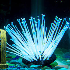 Fabricant en gros de décorations de réservoirs à poissons en silicone, méduses artificielles lumineuses, anémones de mer, aménagement paysager d'aquarium, corail marin - Product Image 1