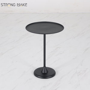 Mesa auxiliar pequeña Seitentisch, mesa auxiliar minimalista para Hotel, mesa de centro de diseño moderno de hierro para sala de estar - Product Image 1