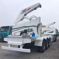 Remorque de camion à chargement latéral de 20 pieds, 40 pieds, 37 tonnes, à chargement latéral, pour le transport de conteneurs, à vendre