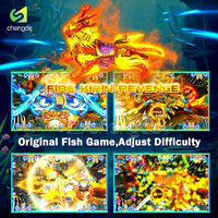 Máquina de juego de mesa de peces de 4 ~ 10 jugadores Revenge Arcade Shooting Fish Game Development Software IO Boards