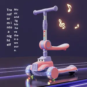 Patinete <span class=keywords><strong>para</strong></span> niños tres en uno con pedales <span class=keywords><strong>para</strong></span> niños de 3 a 6 años, bicicleta de equilibrio <span class=keywords><strong>para</strong></span> bebés y niños - Product Image 4