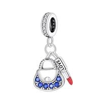 Directement du fabricant : pendentif breloque arbre généalogique en argent sterling S925, bracelet trèfle porte-bonheur DIY, accessoires de bijouterie