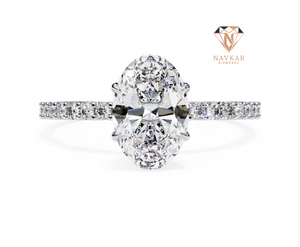 <b>Indian</b> Exporter Moissanite Engagement <b>Ring</b> Suitable For Formal Events Romantic Moments Special Celebration Available For Sale - Product Image 4