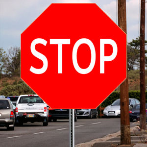 ATD الألومنيوم عاكس تخصيص لوحة في الهواء الطلق الشمسية المعدنية المثمن تحذير السلامة للاستخدام على الطرق - Product Image 2