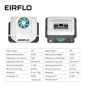 12V/24V T3000 Marine Air Conditioner 8500BTU Efficient Cooling for Ships Boats and <b>Yachts</b> - Product Image 6