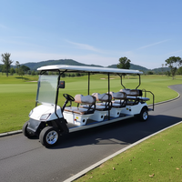 RENQI 2026 Carro de Golf Eléctrico de 12 Plazas, Certificado CE, 30-50 km/h, Modelo Chino para Carretera, 72V 120 km