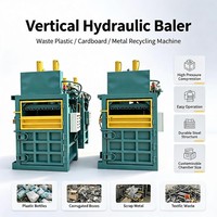Presse à balles hydraulique verticale industrielle Hengyun pour ferraille, seaux de peinture et métaux