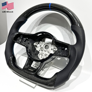 Stock en entrepôt aux États-Unis, livraison express en <span class=keywords><strong>7</strong></span> jours. Volant personnalisé en fibre de carbone. Compatible avec Volkswagen <span class=keywords><strong>Golf</strong></span> R MK7 GTI GTD <span class=keywords><strong>GTE</strong></span> - Product Image 1