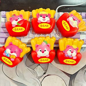 ของเล่นบีบหมีทอด บรรเทาความเครียด สำหรับเด็ก ตกแต่งโต๊ะทำงาน ใช้ได้ทั้งเด็กชายและเด็กหญิง อายุ 2 ถึง 4 ปี - Product Image 4