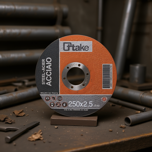 Disco de Corte Plano TTAKE 250x2.5x25.4, Disco de Pulir Acero, Hecho en Italia - Product Image 3