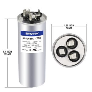 Condensador CBB65 aplicado para aire acondicionado Condensador de funcionamiento de marca Surephon de alta calidad Condensador de refrigerador - Product Image 2