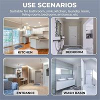 Tapis de cuisine modernes absorbants l'eau, antidérapants, lavables, en tissu scientifique, imprimés sur mesure, très demandés