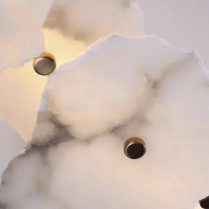 Natural Marble LED Wall Lamp Copper Luxury Novelty <b>Lighting</b> <b>Sconce</b> for Bedroom Living Dining Room Wall Decor Modern Art Design - Product Image 6