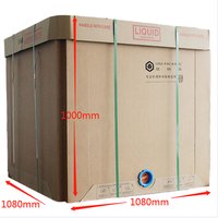 Conteneur IBC en papier de 1000 L avec coussin chauffant pour l'emballage du sirop de sucre