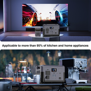 Station d'alimentation portable DPS 1500 pour le camping en plein air et la sauvegarde à domicile, batterie LiFePO4 1500W, 320000mAh - Multi-ports - Product Image 3