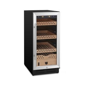 Humidor à cigares noir compact NE-137-8 pour magasin de tabac commercial, avec logo personnalisé, élimination de l'ammoniac, 100L, 400 cigares, vitrine à porte unique - Product Image 2