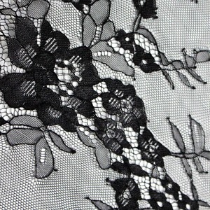 프랑스 레이스 원단 고품질 튤 아프리칸 샹티이 레이스 원단 폴리에스터/나일론 150cm 폭 YUGU 브랜드 - Product Image 6