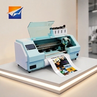 Imprimante d'étiquettes UV 35 cm XP600, machine d'impression d'autocollants en vinyle, imprimante d'étiquettes personnalisées imperméable avec mélange automatique d'encre blanche