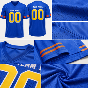 Maillot de football américain rétro personnalisé, respirant, imprimé, grande taille, style vintage, pour supporter le jour du match - Product Image 4